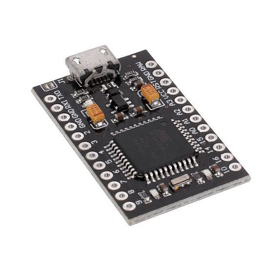 With the Bootloader Black Pro Micro ATmega32U4 5V/16MHz Development Board Controller Mega32U4 Mini for With the Bootloader Black Pro Micro ATmega32U4 5V/16MHz Development Board Controller Mega32U4 Mini for