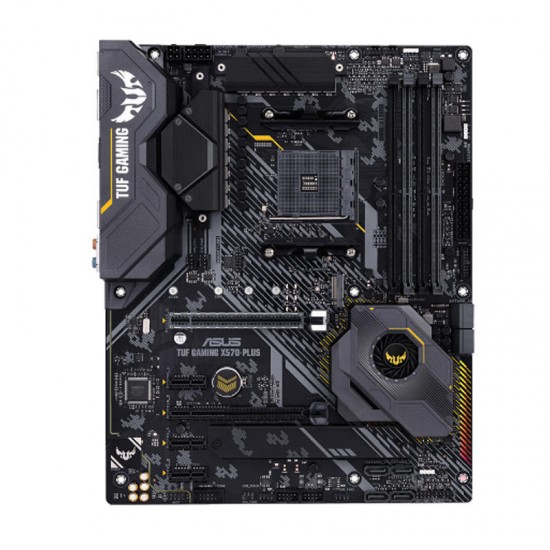 TUF X570-PLUS GAMING AMD X570 Chip ATX Motherboard Mainboard PCI-E 4.0 Dual M.2 RGB Lighting for AMD X570/Socket AM4