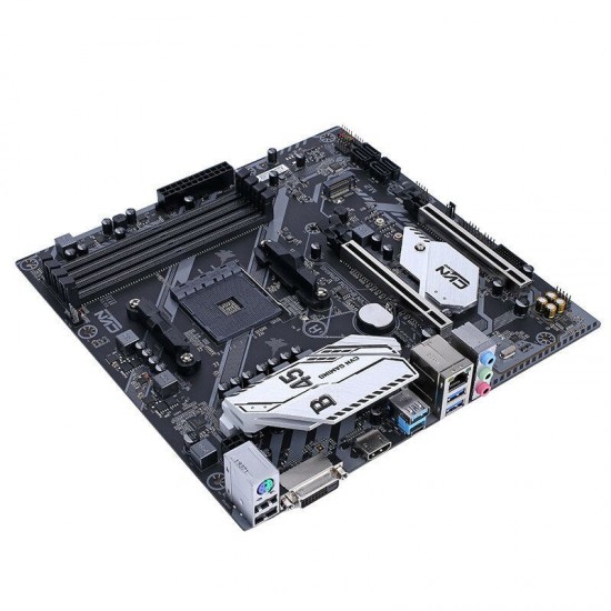 Colorful CVN B450M GAMING V14 Computer Motherboard Dual Channel DDR4 Memory OC Support AMD Socket AM4 and Ryzen Series CPUs