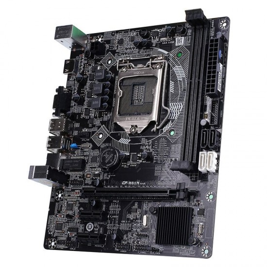 Colorful H81M V24B All Solid State Version H81 Chip M-ATX Motherboard Mainboard for Intel LGA 1150 Support Dual Channel DDR3 1066 /1333/1600MHz Grid Memory Colorful H81M V24B All Solid State Version H81 Chip M-ATX Motherboard Mainboard for Intel LGA 1150 Support Dual Channel DDR3 1066 /1333/1600MHz Grid Memory