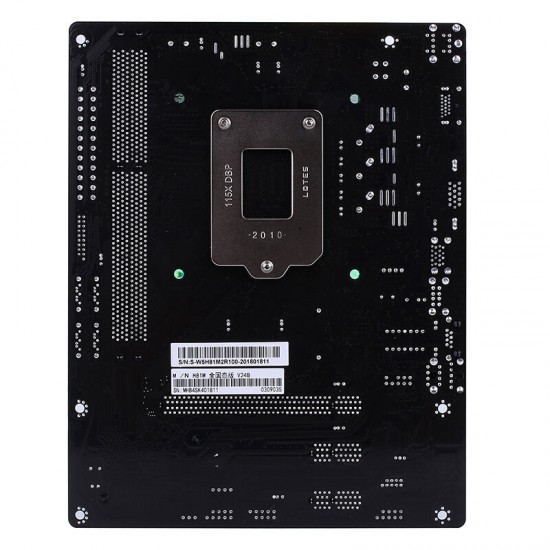 Colorful H81M V24B All Solid State Version H81 Chip M-ATX Motherboard Mainboard for Intel LGA 1150 Support Dual Channel DDR3 1066 /1333/1600MHz Grid Memory
