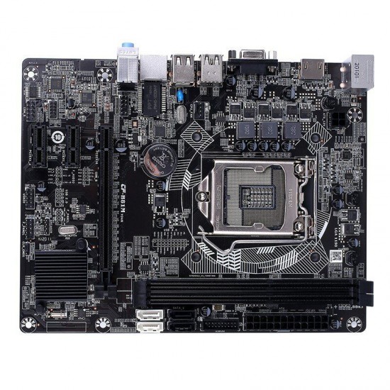 Colorful H81M V24B All Solid State Version H81 Chip M-ATX Motherboard Mainboard for Intel LGA 1150 Support Dual Channel DDR3 1066 /1333/1600MHz Grid Memory Colorful H81M V24B All Solid State Version H81 Chip M-ATX Motherboard Mainboard for Intel LGA 1150 Support Dual Channel DDR3 1066 /1333/1600MHz Grid Memory