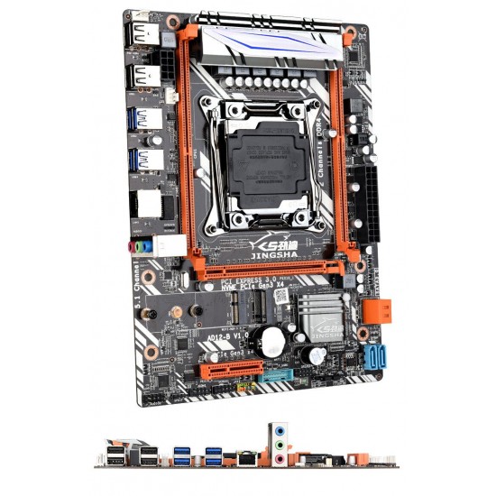 X99 D4 LGA 2011-3 Motherboard Suppor SSD M.2 and E5 2620V3 E5 2678V3 and DDR4 ECC REG RAM With SATA and PCIE 16X