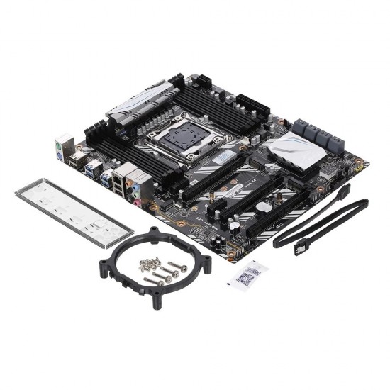 X99-D8 Motherboard 8*DDR4 Big Capacity Loaded M.2 Gaming Motherboard for LGA2011 V3V4 Series 256GB ATX Mainboard