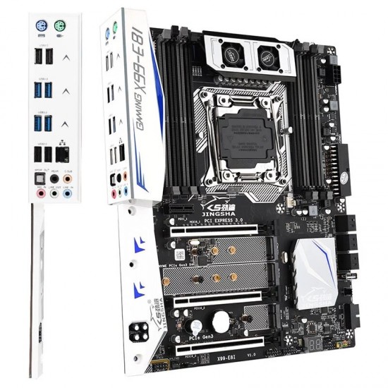 X99 E8I Motherboard Intel XEON E5 LGA2011-3 All Series 8*DDR4 ECC REG Memory NVME USB3.0 ATX Server