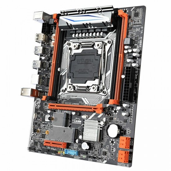 X99M-H M-ATX Desktop Motherboard LGA 2011-3 E5 CPU DDR4 RAM Supports E5 2678V3 2620 V3 And SSD M.2 SATA 3.0 PCIE 16X