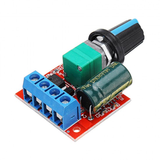 10Pcs DC 5V To DC 35V 5A 90W Mini DC Motor PWM Speed Controller Module Speed Regulator Adjustable Light Modulator Electronic Switch Module Board