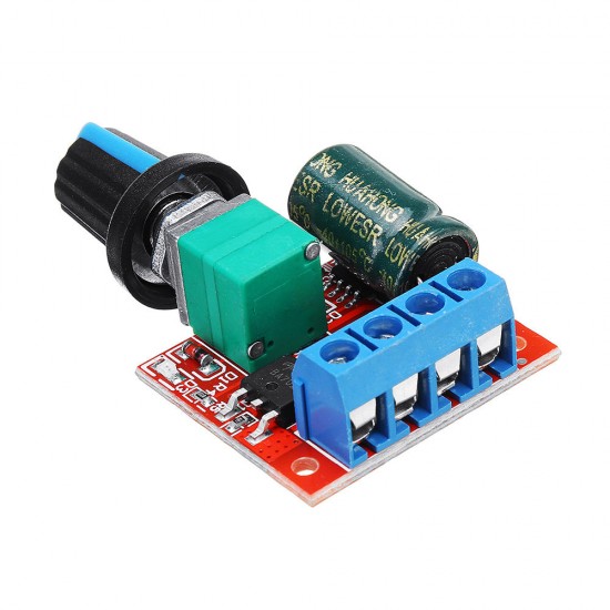 10Pcs DC 5V To DC 35V 5A 90W Mini DC Motor PWM Speed Controller Module Speed Regulator Adjustable Light Modulator Electronic Switch Module Board