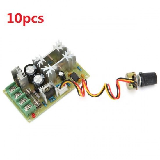 10pcs DC 10-60V 20A 1200W PWM Motor Speed Control Module 10pcs DC 10-60V 20A 1200W PWM Motor Speed Control Module