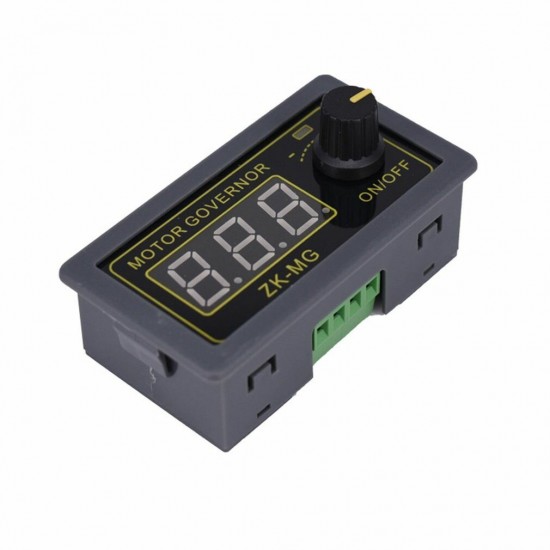 10pcs DC 5-30V 12V 24V 5A DC Motor Speed Controller PWM Adjustable Digital display encoder duty ratio frequency MAX 15A ZK-MG