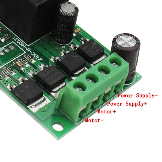 1203H-R DC 12V / 24V 3A Automatic Positive And Negative Pole PWM DC Motor Speed Controller Electronic Governor Speed Switch 1203H-R DC 12V / 24V 3A Automatic Positive And Negative Pole PWM DC Motor Speed Controller Electronic Governor Speed Switch