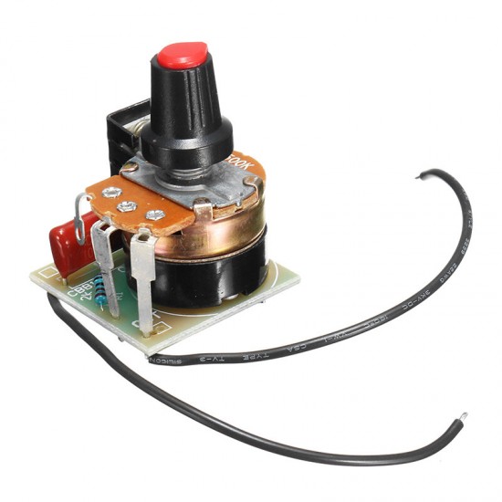 220V 500W Dimming Regulator Temperature Control Speed Governor Stepless Variable Speed BT136 Speed Control Module