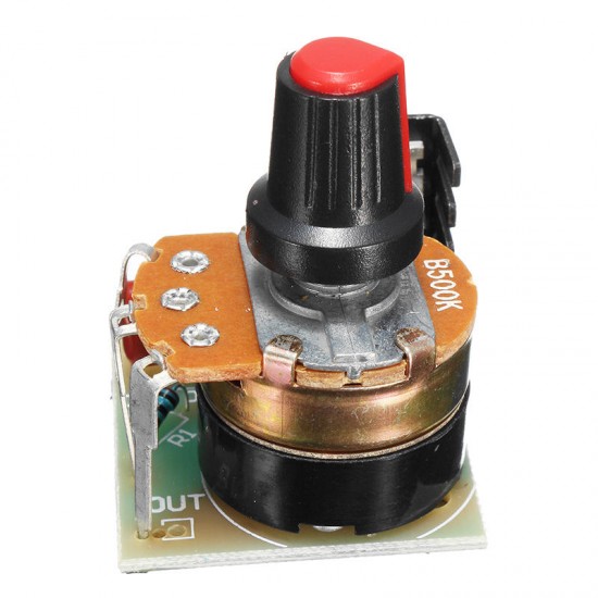 3Pcs 220V 500W Dimming Regulator Temperature Control Speed Governor Stepless Variable Speed BT136 Speed Control Module