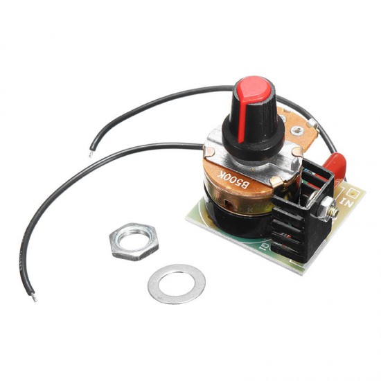 3Pcs 220V 500W Dimming Regulator Temperature Control Speed Governor Stepless Variable Speed BT136 Speed Control Module