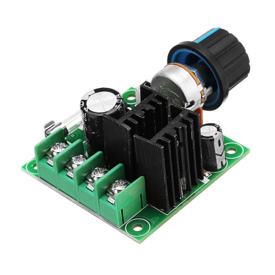 3Pcs DC 9V To 50V 10A Stepless Adjustable PWM DC Motor Speed Controller Module With Knob 3Pcs DC 9V To 50V 10A Stepless Adjustable PWM DC Motor Speed Controller Module With Knob