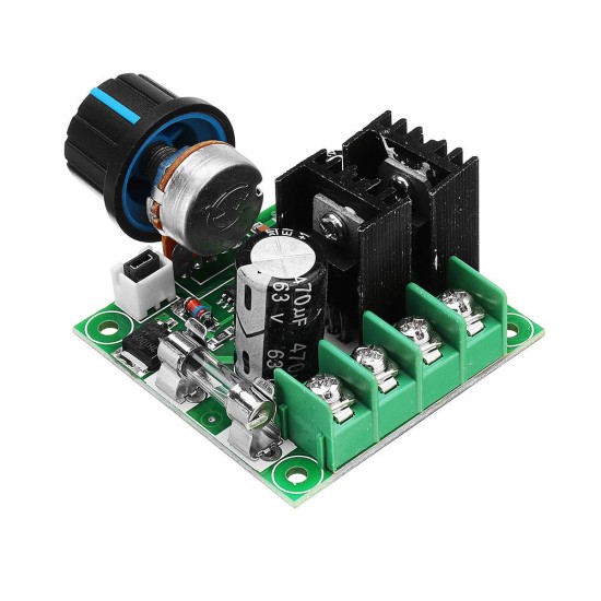 3Pcs DC 9V To 50V 10A Stepless Adjustable PWM DC Motor Speed Controller Module With Knob 3Pcs DC 9V To 50V 10A Stepless Adjustable PWM DC Motor Speed Controller Module With Knob