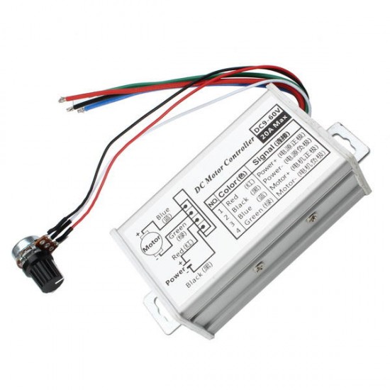 3Pcs PWM DC 9V 12V 24V 48V 60V 20A Stepless Variable Speed Pulse Width Motor Speed Regulation Switch Speed Controller 3Pcs PWM DC 9V 12V 24V 48V 60V 20A Stepless Variable Speed Pulse Width Motor Speed Regulation Switch Speed Controller