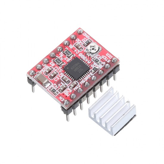 3pcs A4988 Driver Module Stepper Motor Driver Board with Heatsink 3pcs A4988 Driver Module Stepper Motor Driver Board with Heatsink