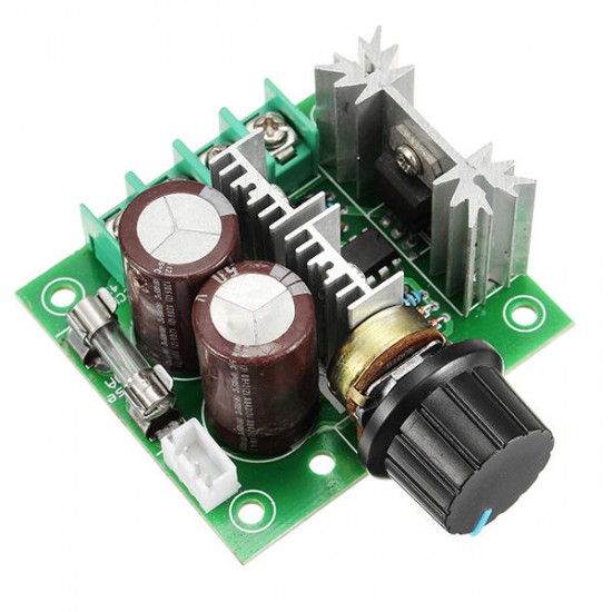 DC 12V-40V 10A 13Khz Motor Speed Controller Pump PWM Stepless Speed Switch Large Torque