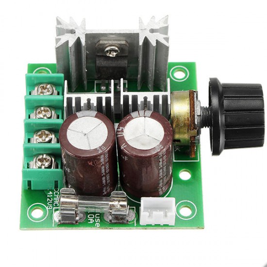 DC 12V-40V 10A 13Khz Motor Speed Controller Pump PWM Stepless Speed Switch Large Torque