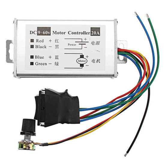 3pcs DC 9-60V 20A 1200W High Power Motor Speed Regulator Speed Controller Pulse Width Modulator PWM Control Switch Adjustable Speed Driver Board 3pcs DC 9-60V 20A 1200W High Power Motor Speed Regulator Speed Controller Pulse Width Modulator PWM Control Switch Adjustable Speed Driver Board