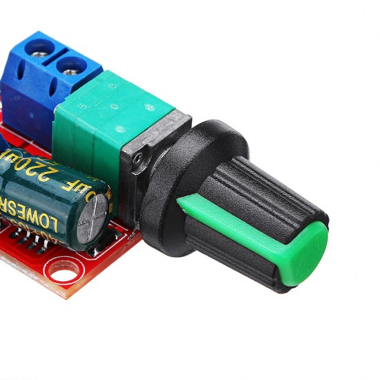 5Pcs DC 3V To DC 35V 5A 90W Mini DC Motor PWM Speed Controller Module Speed Regulator Adjustable Lig