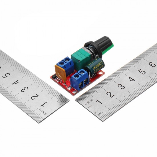 5Pcs DC 4.5V To DC 35V 5A 90W Mini DC Motor PWM Speed Controller Module Speed Regulator Adjustable Electronic Switch Module Board 5Pcs DC 4.5V To DC 35V 5A 90W Mini DC Motor PWM Speed Controller Module Speed Regulator Adjustable Electronic Switch Module Board