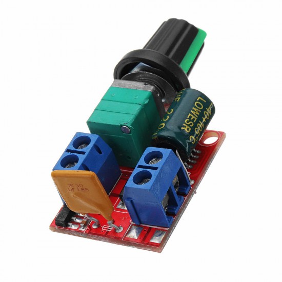 5Pcs DC 4.5V To DC 35V 5A 90W Mini DC Motor PWM Speed Controller Module Speed Regulator Adjustable Electronic Switch Module Board 5Pcs DC 4.5V To DC 35V 5A 90W Mini DC Motor PWM Speed Controller Module Speed Regulator Adjustable Electronic Switch Module Board