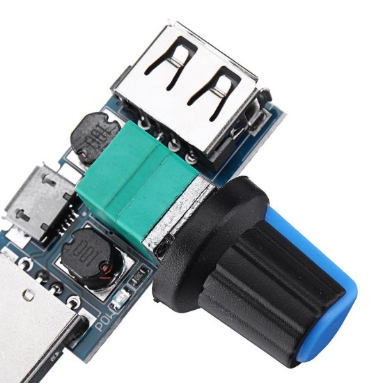 5Pcs USB Fan Speed Controller Module Reducing Noise Multi-stall Adjustment Governor DC 4-12V 5Pcs USB Fan Speed Controller Module Reducing Noise Multi-stall Adjustment Governor DC 4-12V