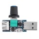 5Pcs USB Fan Speed Controller Module Reducing Noise Multi-stall Adjustment Governor DC 4-12V 5Pcs USB Fan Speed Controller Module Reducing Noise Multi-stall Adjustment Governor DC 4-12V