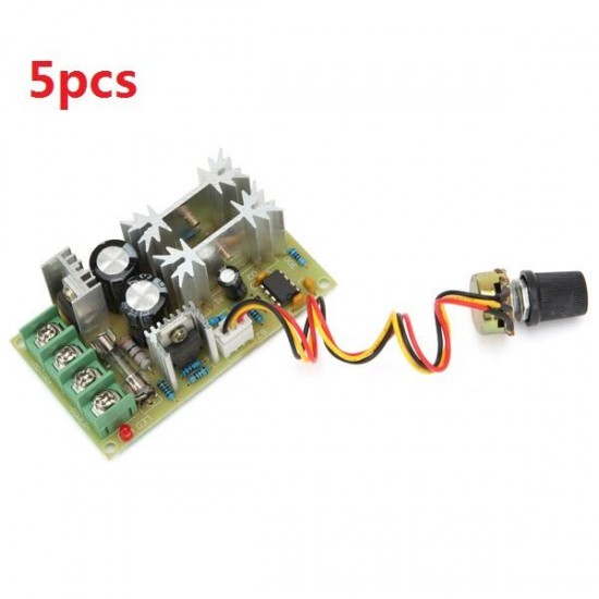 5pcs DC 10-60V 20A 1200W PWM Motor Speed Control Module