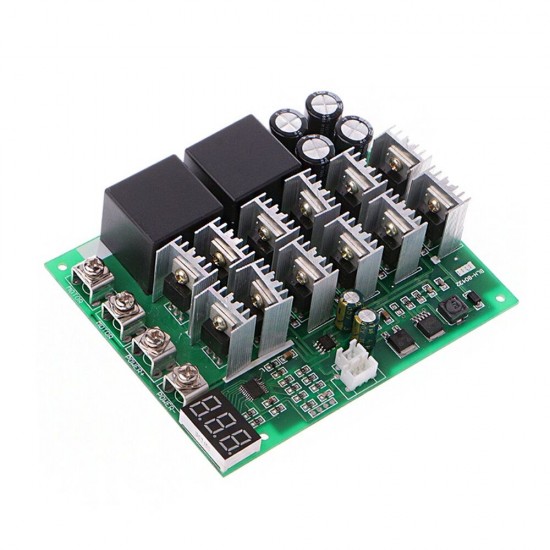 DC 10-55V 12V 24V 36V 48V 55V 100A Motor Speed Controller PWM HHO RC Reverse Control Switch with LED Display DC 10-55V 12V 24V 36V 48V 55V 100A Motor Speed Controller PWM HHO RC Reverse Control Switch with LED Display
