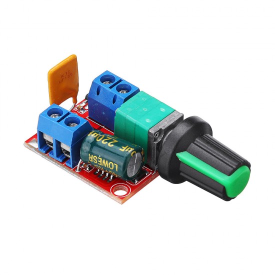 DC 3V To DC 35V 5A 90W Mini DC Motor PWM Speed Controller Module Speed Regulator Adjustable Light Mo