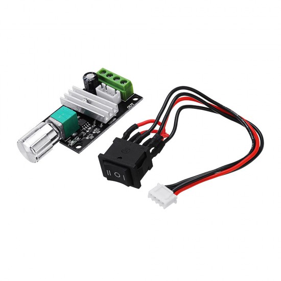 DC 6V/12V/24V/28V 3A 80W PWM Motor Speed Controller Regulator Adjustable Reversible Motor Driver Switch Module DC 6V/12V/24V/28V 3A 80W PWM Motor Speed Controller Regulator Adjustable Reversible Motor Driver Switch Module