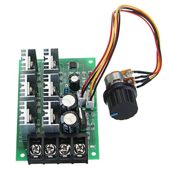 DC 9-55V 40A 2000W PWM DC Motor Pump Speed Regulator High Power Speed Controller 9V 12V 24V 36V 48V