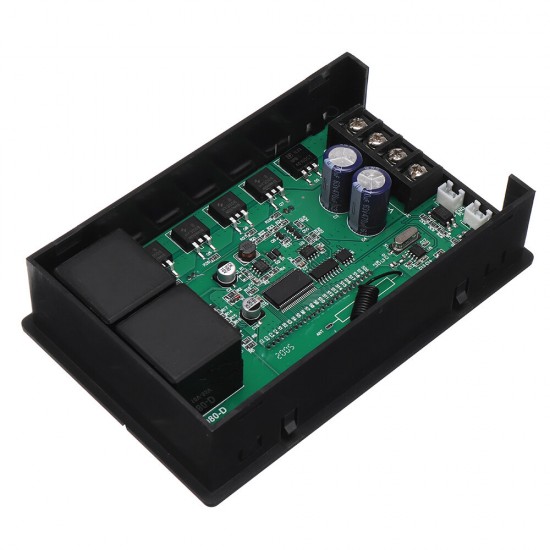 LCD Smart Digital Display 0~100% Adjustable 60A PWM DC Motor Speed Controller Timing Reversible Remote Control 12V 24V 36V 48V