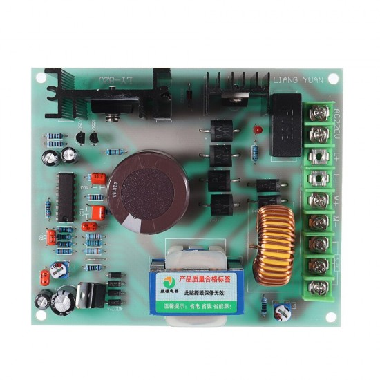 LY-820 High Power AC220V Input 0-220V DC Output 1000W DC Motor Spindle Motor Speed Controller Board Stepless Adjustable LY-820 High Power AC220V Input 0-220V DC Output 1000W DC Motor Spindle Motor Speed Controller Board Stepless Adjustable