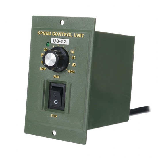 US-52 AC220V 50Hz 15W Digital Adjustable Stepless Motor Speed Controller Tool Part Accessory 90-1400rpm US-52 AC220V 50Hz 15W Digital Adjustable Stepless Motor Speed Controller Tool Part Accessory 90-1400rpm