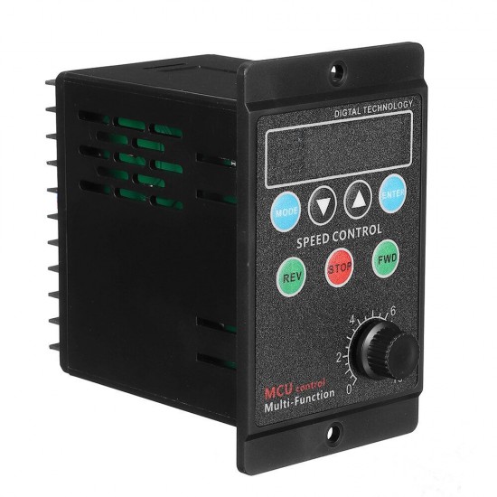 Ux-52 Digital Display Motor Speed Controller Motor Governor Soft Start Tools 220V AC 6W-400W