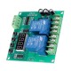 YYB-5 12V 24V Motor Forward Reverse Motor Speed Controller Board Two Relay Delay Timing Cycle Module DIY Motor YYB-5 12V 24V Motor Forward Reverse Motor Speed Controller Board Two Relay Delay Timing Cycle Module DIY Motor