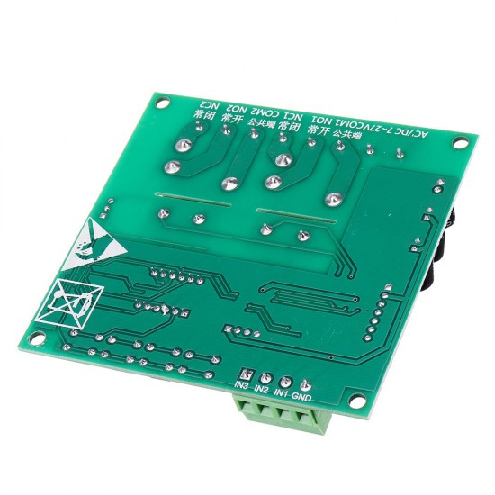 YYB-5 12V 24V Motor Forward Reverse Motor Speed Controller Board Two Relay Delay Timing Cycle Module DIY Motor YYB-5 12V 24V Motor Forward Reverse Motor Speed Controller Board Two Relay Delay Timing Cycle Module DIY Motor