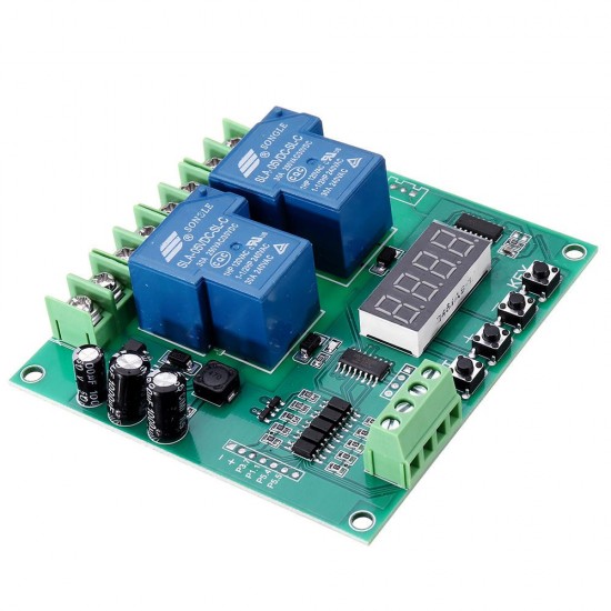 YYB-5 12V 24V Motor Forward Reverse Motor Speed Controller Board Two Relay Delay Timing Cycle Module DIY Motor YYB-5 12V 24V Motor Forward Reverse Motor Speed Controller Board Two Relay Delay Timing Cycle Module DIY Motor
