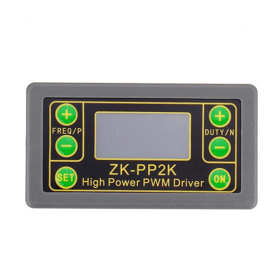 ZK-PP2K PWM DC 3.3-30V 12V 24V Motor Speed Controller Regulator 8A 150W Adjustable LED Dimmer Pulse Frequency Duty Ratio ZK-PP2K PWM DC 3.3-30V 12V 24V Motor Speed Controller Regulator 8A 150W Adjustable LED Dimmer Pulse Frequency Duty Ratio