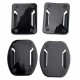 2 Flat and 2 Curved Adhesive Mount With Adhesive Pads For Gopro Yi SJ4000 Sport Camera