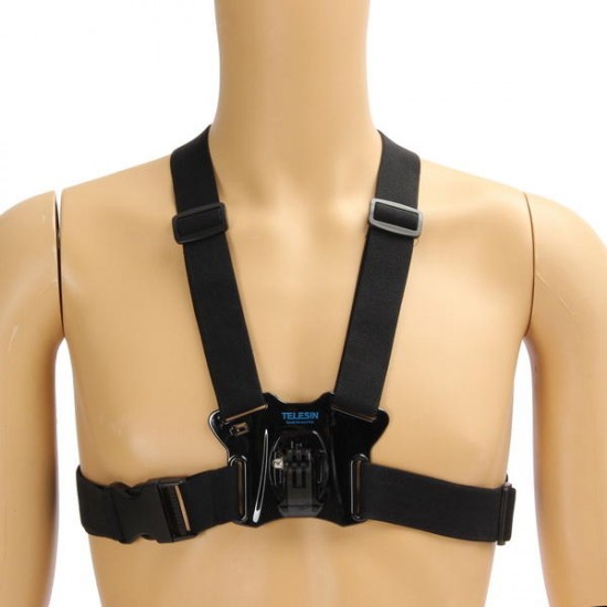 Adjustable Chest Strap Belt Body Tripod Harness Mount for Gopro Hero 5 4 3 2 1 SJCAM Yi