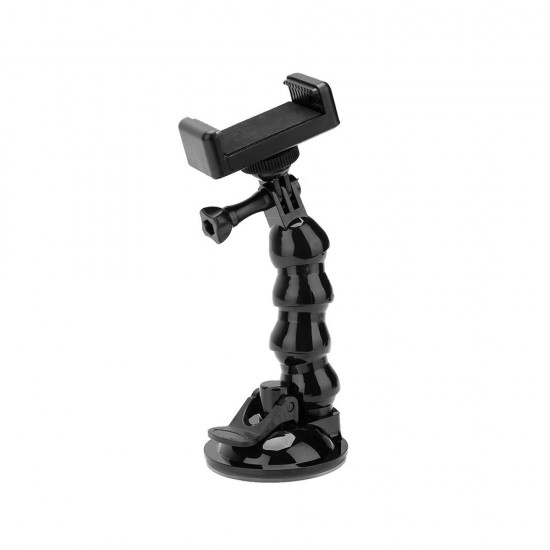 Adjustable Suction Cup Mount 4 Joints Goose Neck Extension Arm 16cm for Gopro SJCAM Sport Camera