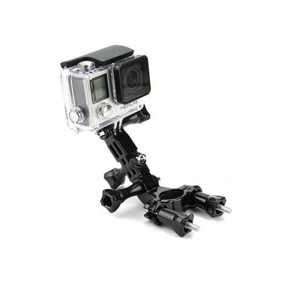 Bike Motorcycle Holder Handlebar Mount Adjustment Arm for Gopro Hero 3 4 Yi 4k II Accessories