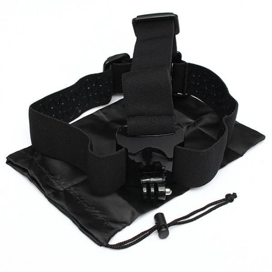 Non-Slip Elastic Head Strap Headbrand Mount For Gopro Hero 1/2/3/3 Plus Yi SJ4000