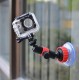 Orange Car Suction Cup Mount Window Glass Sucker For Gopro SJACM YI Camera