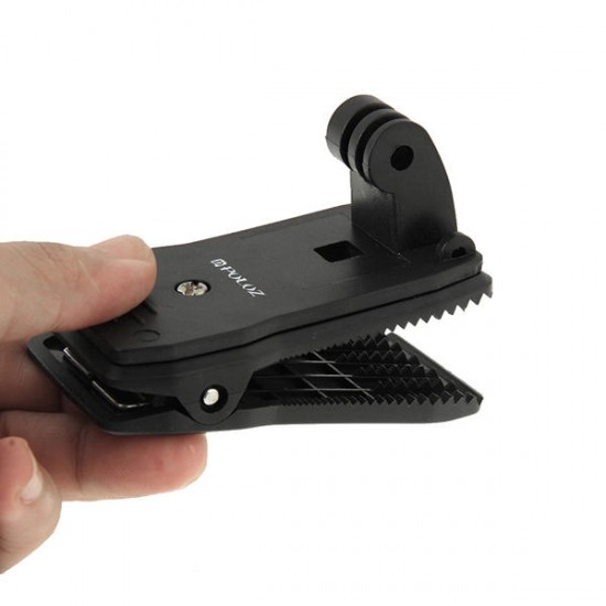 360 Degree Backpack Quick Release Hat Clip Fast Clamp Mount for Gopro SJCAM Yi 360 Degree Backpack Quick Release Hat Clip Fast Clamp Mount for Gopro SJCAM Yi